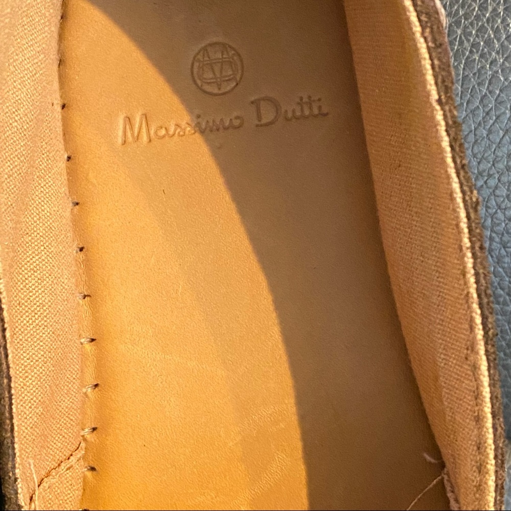 Unisex Massimo Dutti SUEDE Espadrille Loafers /Flats•Made in Spain 🇪🇸 - Picture 6 of 8